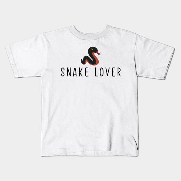 snake lover 2 Kids T-Shirt by monoblocpotato